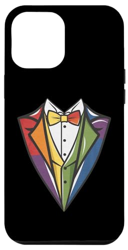 Hülle für iPhone 13 Pro Max Kleinkind Smoking Kostüm für Jungen, Kinder, Männer, niedlicher Regenbogen-Smoking von Funny Tuxedo Parties Wedding Prom Batchelor Design