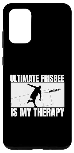 Hülle für Galaxy S20+ Ultimate Frisbee ist meine Therapie Lustiger Ultimate Frisbee-Spieler von Funny Ultimate Frisbee Players Flying Disc Designs