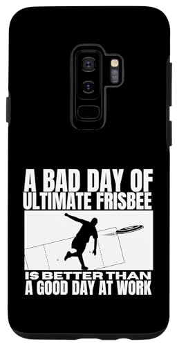 Hülle für Galaxy S9+ Ein schlechter Tag von Ultimate Frisbee Lustiger Ultimate Frisbee-Spieler von Funny Ultimate Frisbee Players Flying Disc Designs