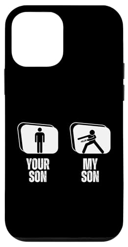 Hülle für iPhone 12 mini Dein Sohn Mein Sohn Papa Vater Mama Mutter Ultimate Frisbee von Funny Ultimate Frisbee Players Flying Disc Designs