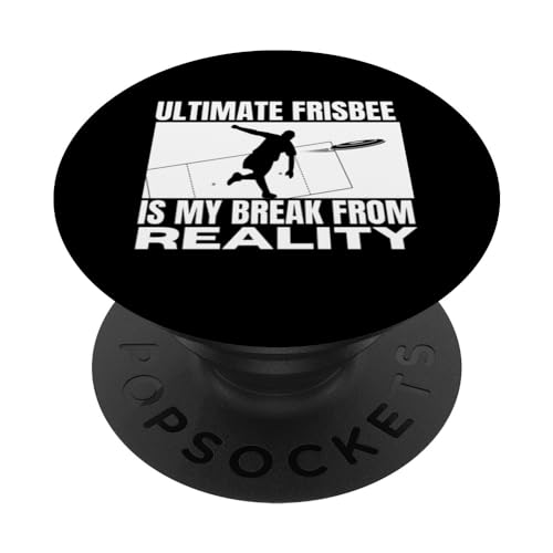 Ultimate Frisbee ist meine Pause von der Realität Ultimate Frisbee PopSockets mit austauschbarem PopGrip von Funny Ultimate Frisbee Players Flying Disc Designs