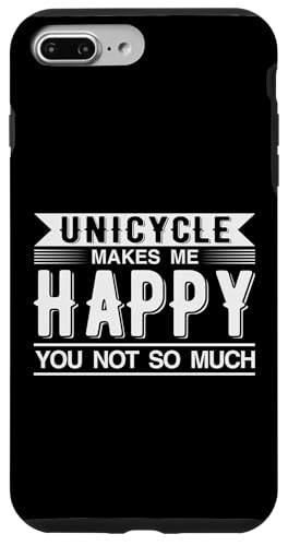 Hülle für iPhone 7 Plus/8 Plus Lustiges Einrad Artt Einrad von Funny Unicycling Shirts & Gifts