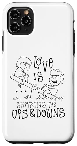 Hülle für iPhone 11 Pro Max Mit Liebe die Schwierigkeiten des Lebens gemeinsam ertragen von Funny Valentine's Day Shirts & Gifts for Lovers