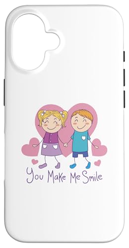 Hülle für iPhone 16 Zwei Verliebte beim Spaziergang! -Valentinstag & Liebe von Funny Valentine's Day Shirts & Gifts for Lovers