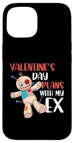 Hülle für iPhone 15 Lustige Valentinstagspläne mit My Ex Voodoo-Puppe Witz Männer von Funny Valentines Day Couple Gifts Shop