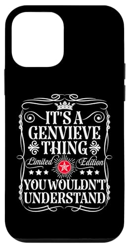 Hülle für iPhone 12 mini Genvieve Name It's A Genvieve Thing You Wouldn't Understand von Funny Vintage Genvieve Name T-Shirts And Gifts