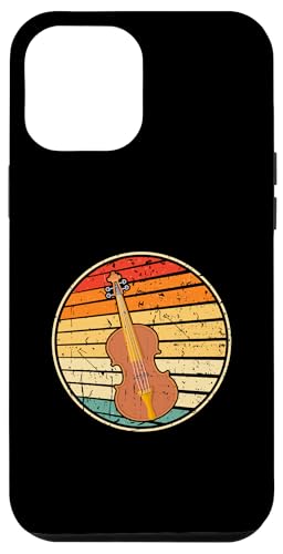 Hülle für iPhone 12 Pro Max Violine Retro Vintage Musik Violinspieler Violinist von Funny Violin Player Gifts