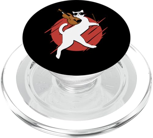 Violine Violinist Jazz Cat PopSockets PopGrip für MagSafe von Funny Violin Player Orchestra Violinist HD0