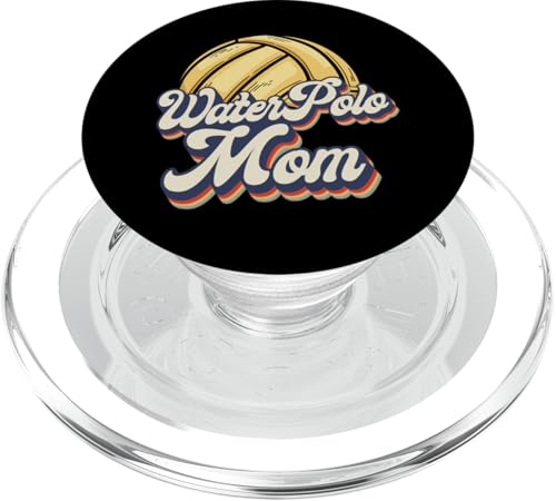 Wasserball Mama Retro Vintage Wasserball Mama PopSockets PopGrip für MagSafe von Funny Water Polo Club HD0