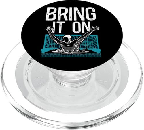 Wasserball Vintage Bring It On PopSockets PopGrip für MagSafe von Funny Water Polo Club HD0