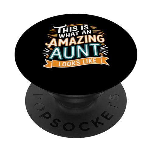 Damen This is What an Amazing Aunt Looks Like Favorite Aunt PopSockets Klebender PopGrip von Funny Women Humor Clothing