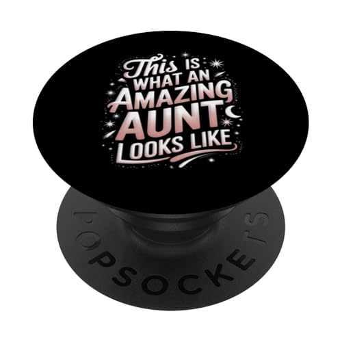 Damen This is What an Amazing Aunt Looks Like Favorite Aunt PopSockets Klebender PopGrip von Funny Women Humor Clothing