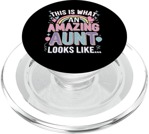 Frauen So sieht eine tolle Tante aus Lustige Tante PopSockets PopGrip für MagSafe von Funny Women Humor Clothing