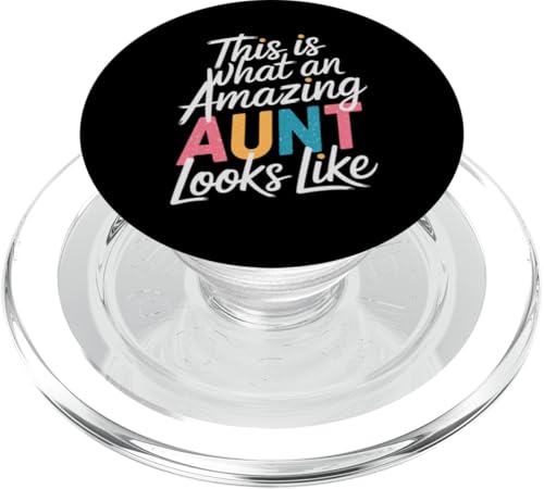 Frauen So sieht eine tolle Tante aus Lustige Tante PopSockets PopGrip für MagSafe von Funny Women Humor Clothing