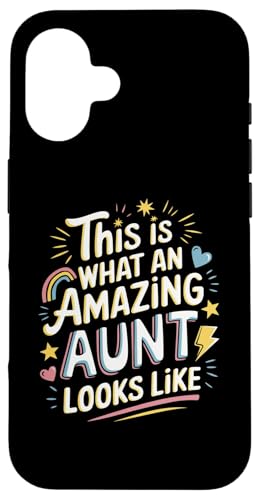 Hülle für iPhone 16 So sieht eine tolle Tante aus Geschenk für Tante von Funny Women Humor Clothing