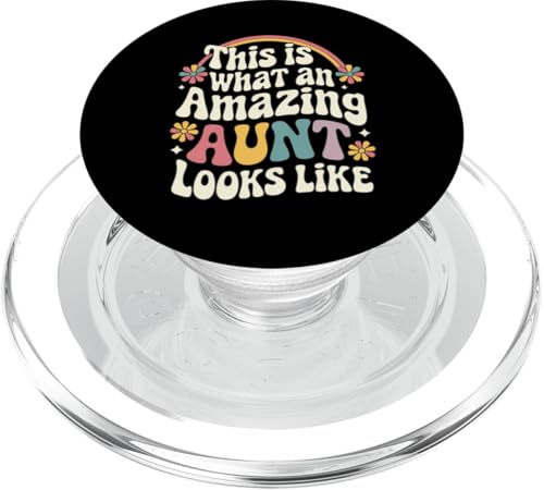 So sieht eine tolle Tante aus Geschenk für Tante PopSockets PopGrip für MagSafe von Funny Women Humor Clothing