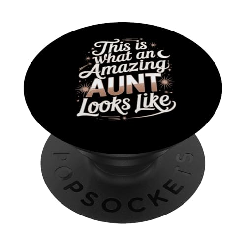 So sieht eine tolle Tante aus! Lustige Frauendame PopSockets Klebender PopGrip von Funny Women Humor Clothing