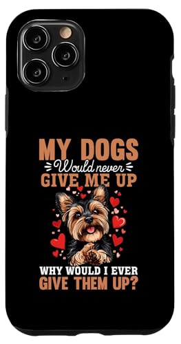 Yorkshire Terrier Yorkie Hundebesitzer Hülle für iPhone 11 Pro von Funny Yorkie Dog Graphics Co.