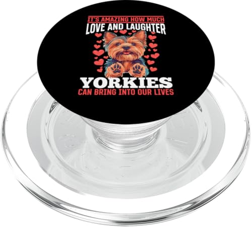 Yorkshire Terrier Yorkie Hundebesitzer PopSockets PopGrip für MagSafe von Funny Yorkie Dog Graphics Co.