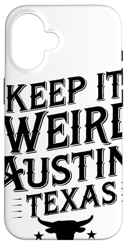 Mach Austin Texas seltsam für Austinite Hülle für iPhone 16 von Funny for Austin Unicorns