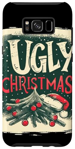 Hülle für Galaxy S8+ Tannenbaum und Wintermütze für hässliches Weihnachtsoutfit von Funny ugly Christmas Costume