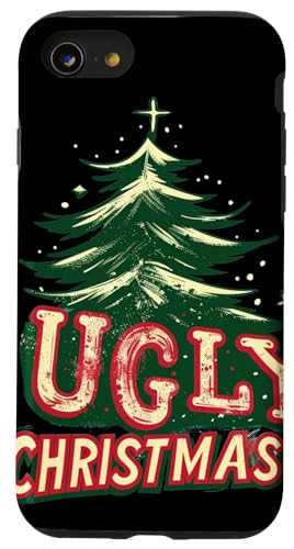 Hülle für iPhone SE (2020) / 7 / 8 Lustiges, praktisches Witz-Outfit für Weihnachtsabend und Jahreszeit von Funny ugly Christmas Costume