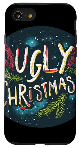 Hülle für iPhone SE (2020) / 7 / 8 Mehrfarbiges hässliches Weihnachtsoutfit von Funny ugly Christmas Costume