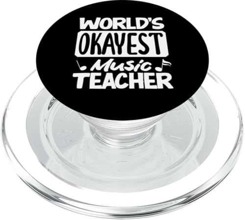 Der beste Musiklehrer der Welt Lustiger Musiklehrer PopSockets PopGrip für MagSafe von Funny & Relatable Gifts for Teachers and Educators