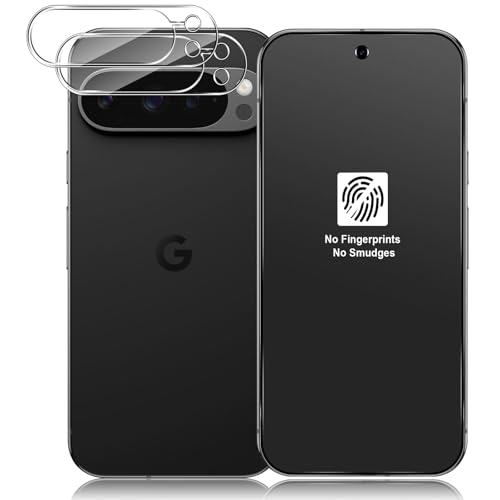 Funrae Full Screen Matt Schutzfolie für Google Pixel 9 Pro für Panzerglas, 2 PCS 0.33MM 9H Härte Folie und 2 PCS Ultra-Klar Kamera Schutz, Anti-Kratzen Displayschutz Matte Panzerfolie Schutzglas von Funrae