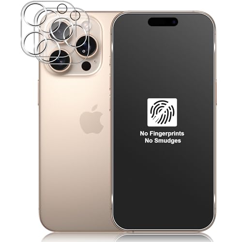 Funrae Full Screen Matt Schutzfolie für iPhone 16 Pro für Panzerglas und Kameraschutz [2+2 Stück], Anti-Fingerabdruck, Blendschutz, 9H Härte Matte Panzer Schutz Glas Displayschutz von Funrae