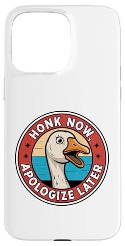 Hülle für iPhone 15 Pro Max Vintage Goose Honk Witz Lustiger Spruch Silly Pun Meme Humor von Fuuny Goose Humor Design Silly Meme Outfit Gifts