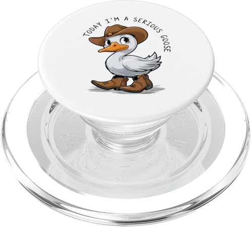 Today I'm Serious Goose Witz Lustiger Spruch Silly Pun Humor PopSockets PopGrip für MagSafe von Fuuny Goose Humor Design Silly Meme Outfit Gifts