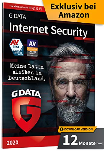 G DATA Internet Security 2021 | 5 PC - 1 Jahr | Download - Jährliches Abo | Windows, Mac, Android, iOS | Made in Germany - zukünftige Updates inklusive von G DATA