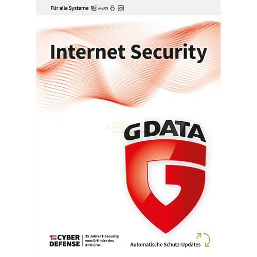 Internet Security Verlängerung Lizenz   4 Geräte 1 Jahr (Update) von G Data