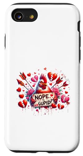 Hülle für iPhone SE (2020) / 7 / 8 Nein, zu Cupido. von G Hall Marketing