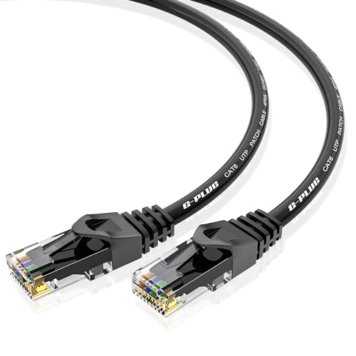 G-PLUG 10m Cat 6 Ethernet Kabel – Blitzschnelles LAN-Kabel mit Geschwindigkeiten bis zu 1000 Mbps – Netzwerkkabel mit RJ45-Stecker – Internetkabel von G-PLUG