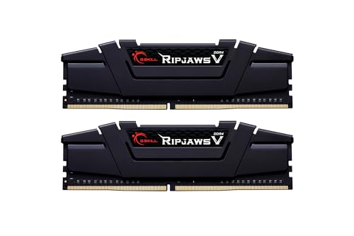 64GB-Kit G.Skill RipJaws V schwarz, DDR4-3200, CL16-18-18-38 von G-Skill