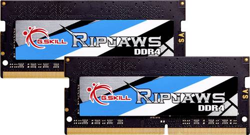 G.Skill Ripjaws Laptop-Arbeitsspeicher Kit DDR4 16GB 2 x 8GB 2400MHz 260pin SO-DIMM CL16-16-16-39 F4 von G.Skill