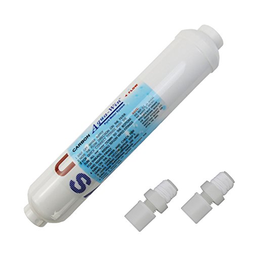 GAC Kühlschrankfilter Wasserfilter Aktivkohle passend 6 mm Schlauch DD-7098, WSF-100 + GRATIS Polycarbonatflasche GAC Kühlschrankfilter Wasserfilter Aktivkohle passend 6 mm Schlauch DD-7098, WSF-100 + GRATIS Polycarbonatflasche von GAC