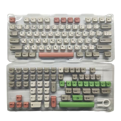 138 Tasten/Set XDA Höhe 9009 Retro-Tastenkappe für mechanische Tastaturen, PBTs, DyeSubbed Tastenkappen für Schalter von GADAW