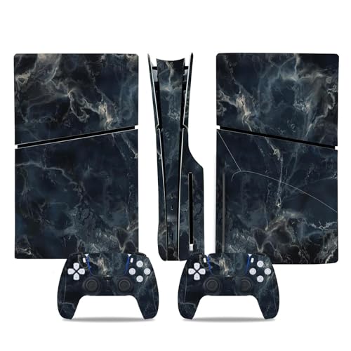 Konsolen Remote Skin Für PS5 Slim Skin Disc Edition & Für PS5 Slim Skin Digital Edition Konsole Und Controller Vinyl Cover Skins Wraps Kratzfest Kompatibel 64459 Skins Wraps Geschenk (Size : Digital von GALSOR