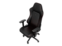 noblechairs Hero PU Leather, Luftgefüllter Sitz, Gepolsterte Rückenlehne, Schwarz, Schwarz, Rot, Stahl, Schwarz noblechairs Hero PU Leather, Luftgefüllter Sitz, Gepolsterte Rückenlehne, Schwarz, Schwarz, Rot, Stahl, Schwarz von GAMERSWEAR