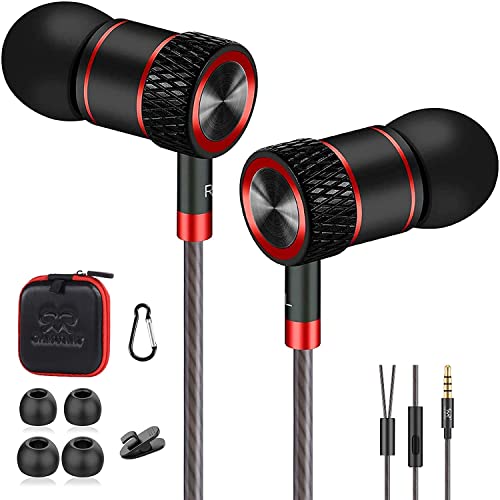 GAMURRY Kabelgebundene In-Ear-Kopfhörer, 3,5mm Klinke Hochwertige Kopfhörer Mit Mikrofon Und Controller, Headset Mit Surround, Rauschfreie HD-Anrufe, Für Telefon, Computer, Tablet, MP3 GAMURRY Kabelgebundene In-Ear-Kopfhörer, 3,5mm Klinke Hochwertige Kopfhörer Mit Mikrofon Und Controller, Headset Mit Surround, Rauschfreie HD-Anrufe, Für Telefon, Computer, Tablet, MP3 von GAMURRY