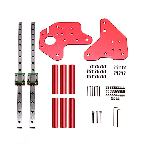 GANYKQ Für Ender-3/CR10 Z-Achse MGN12C Linearschienen mit Fixplattenhalterung für Ender-3/3Pro/Ende-3 V2 CR10/10S von GANYKQ