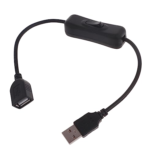 GANYKQ USB-Kabel mit An-/Aus-Kabel-Verlängerung für USB-Lampe, USB-Ventilator, Netzteil-Adapter von GANYKQ