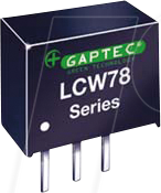 LCW78_15-0.5S - DC/DC-Wandler, 75 V, SIP, 42er-Stange von GAPTEC