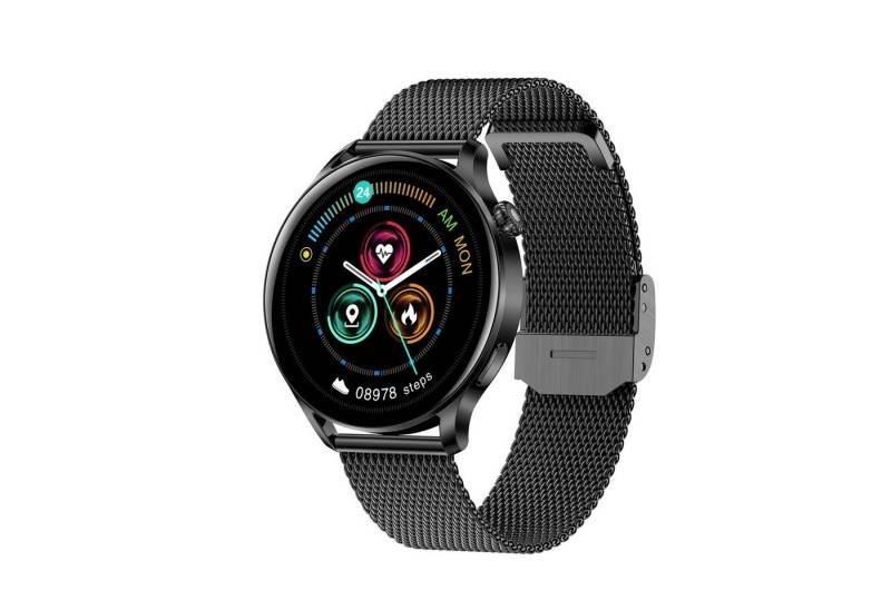 GARETT Smartwatch Garett Lady Elegance RT black, steel Smartwatch von GARETT