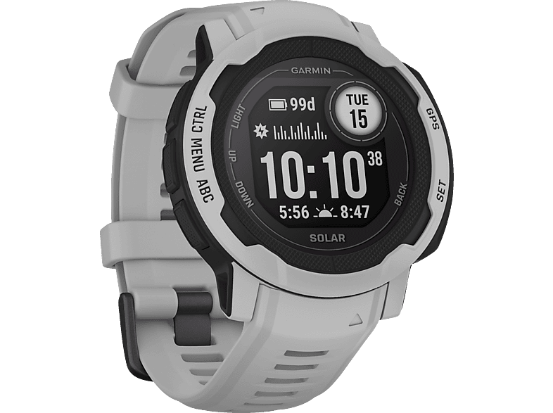 GARMIN Instinct 2 Solar Smartwatch Silikon, 135-230 mm, Grau von GARMIN