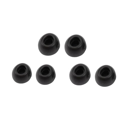 GAROZATION 3 Paare Ohrstöpsel aus Memory-Schaum Kopfhörerzubehör Ersatz-Ohrpolster Memory Foam eartips Memory Foam Ear Tips gehörschutzstöpsel Kopfhörer-Ohrstöpsel Tipps für Memory-Ohrstöpsel von GAROZATION