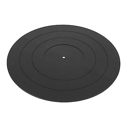 GAROZATION Praktische Silikon Schallplatten Schutzmatte Für Schallplattenspieler Antistatische Staubabweisende Vinylmatte Für Optimalen Klang 1 Stück von GAROZATION